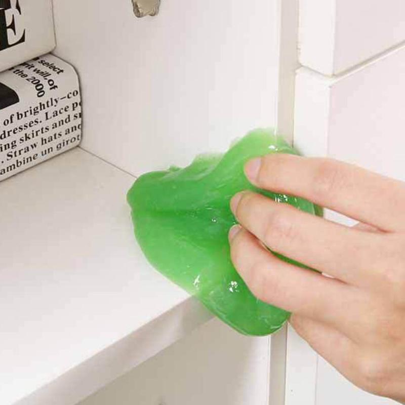 Car Cleaner Glue Panel Air Vent Outlet Dashboard Laptop Keyboard Cleaning Tool Mud Remover Car Gap Dust Dirt Cleaner Soft Gel