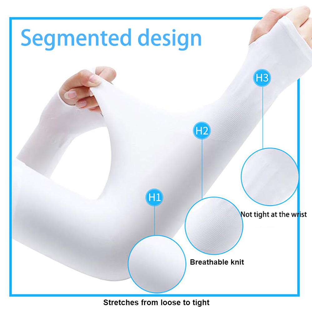 2Pcs Arm Sleeves Warmers Sports Sleeve Sun UV Protection Hand Cover Cooling Warmer Running Fishing Cycling Ski mangas para brazo